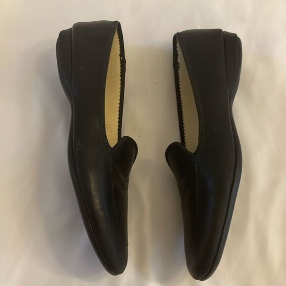DANIEL GREEN BLACK LEATHER SLIPPERS. NEW IN BOX - Picture 3 of 8